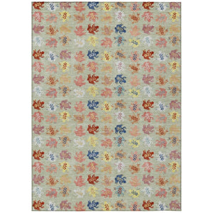8 Ft X 10 Ft Geometric Polyester Area Rug Machine Washable Indoor Outdoor Patio Use