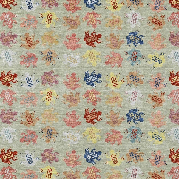 HomeRoots 8 Ft X 10 Ft Geometric Polyester Area Rug Machine Washable Indoor Outdoor Patio Use 733833