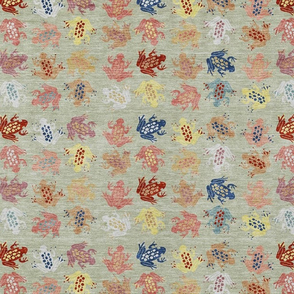 HomeRoots 9x12 Geometric Polyester Area Rug Machine Washable Indoor Outdoor Patio Living Room 733834