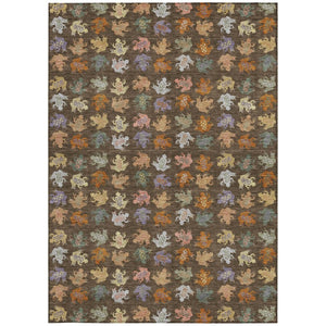 5 X 8 Geometric Indoor Outdoor Washable Polyester Rug for Patios and Living Rooms