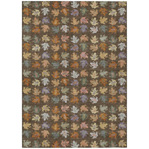 8 X 10 Geometric Polyester Area Rug Washable Indoor Outdoor for Patio or Living Room