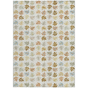 5 X 8 Geometric Polyester Area Rug Machine Washable for Indoor Outdoor Spaces