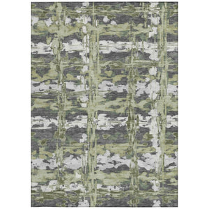 5x8 Abstract Polyester Area Rug Washable Indoor Outdoor for Patio or Living Room