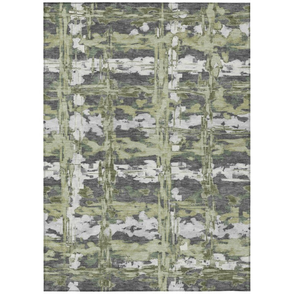 8x10 Abstract Indoor Outdoor Area Rug Washable Polyester Stain Resistant Patio