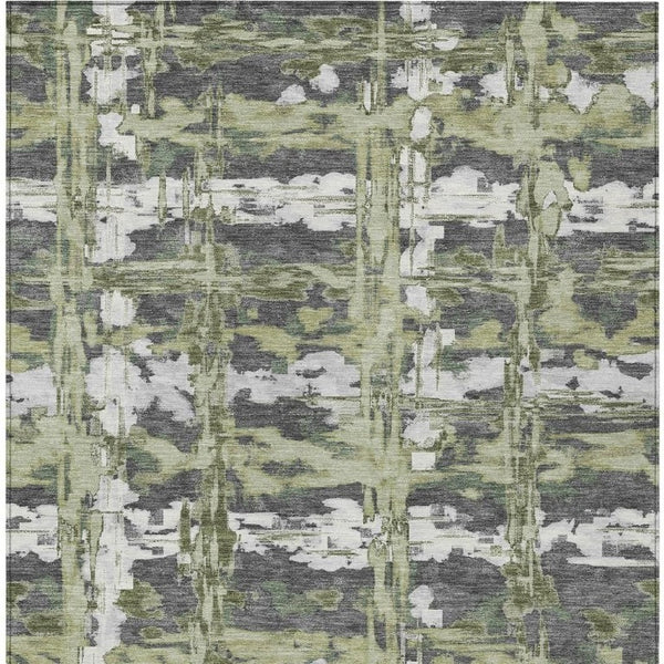 8x10 Abstract Indoor Outdoor Area Rug Washable Polyester Stain Resistant Patio