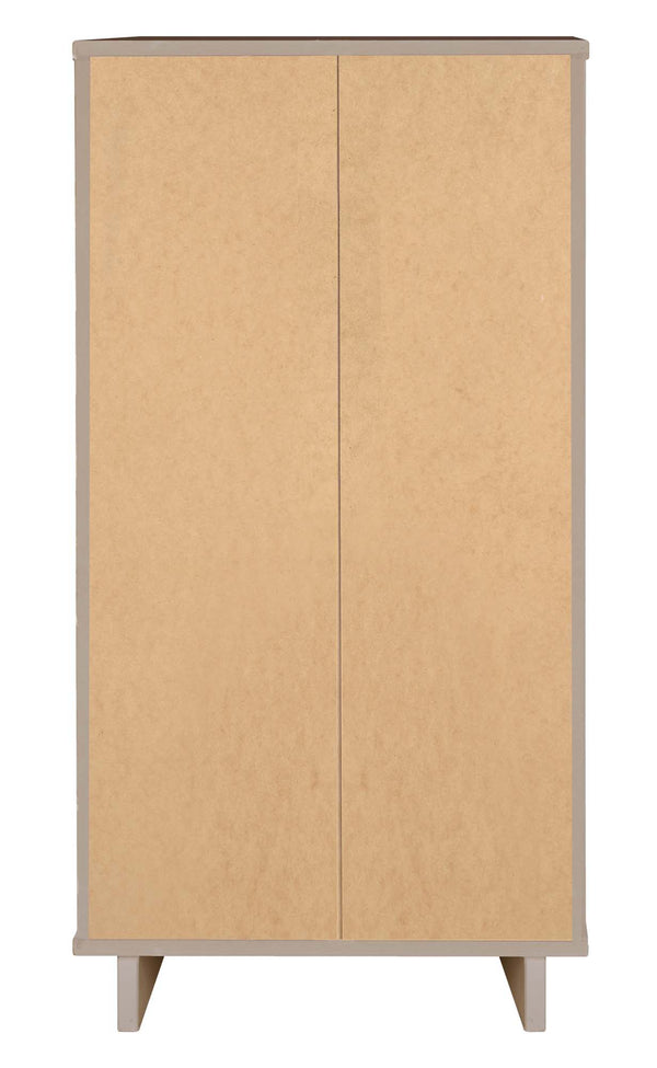 English Elm Granville 24" 5-Drawer Chest In Light Gray – Modern Solid Wood Storage With Gold Accents & Style B365S00073