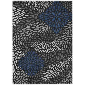 5 X 8 Abstract Polyester Area Rug Washable Stain Resistant Indoor Outdoor Decor