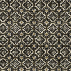 HomeRoots 5 X 8 Geometric Polyester Area Rug Washable Indoor Outdoor for Patio or Living Room 734131