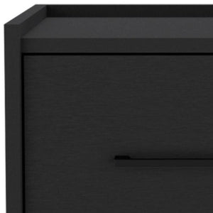 14 Inch Floating Wood Nightstand with Single Drawer Modern Bedroom Wall Mounted