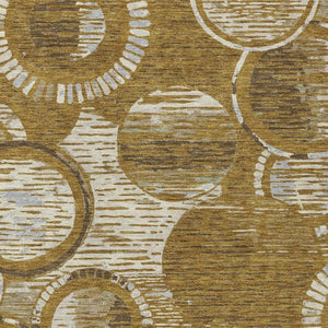 HomeRoots 8x10 Geometric Polyester Area Rug Washable Stain Resistant Indoor Outdoor Living 734337