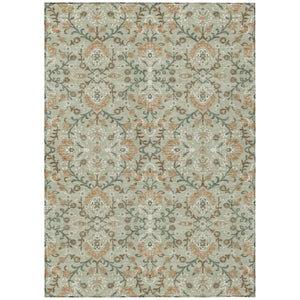 8 X 10 Geometric Polyester Area Rug for Patio Porch Poolside or Living Room