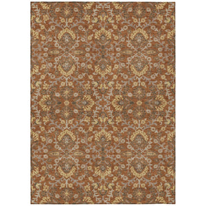 10 X 14 Geometric Polyester Area Rug Washable Stain Resistant Patio or Living Room