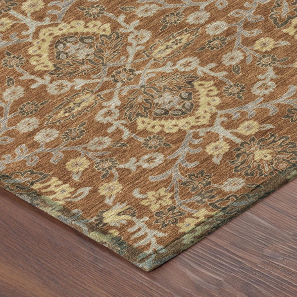 10 X 14 Geometric Polyester Area Rug Washable Stain Resistant Patio or Living Room