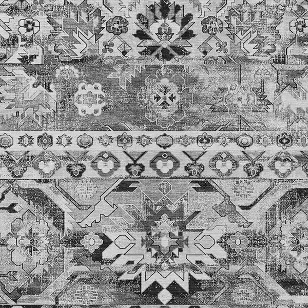 HomeRoots 9x12 Polyester Cactus Print Area Rug Stain Resistant for Patio Porch or Living Room 734534