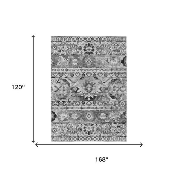10 X 14 Cactus Polyester Area Rug Stain Resistant Washable Indoor Outdoor Patio