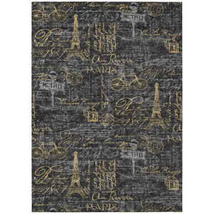 5 X 8 Southwestern Geometric Polyester Area Rug Stain Resistant Indoor Outdoor Use