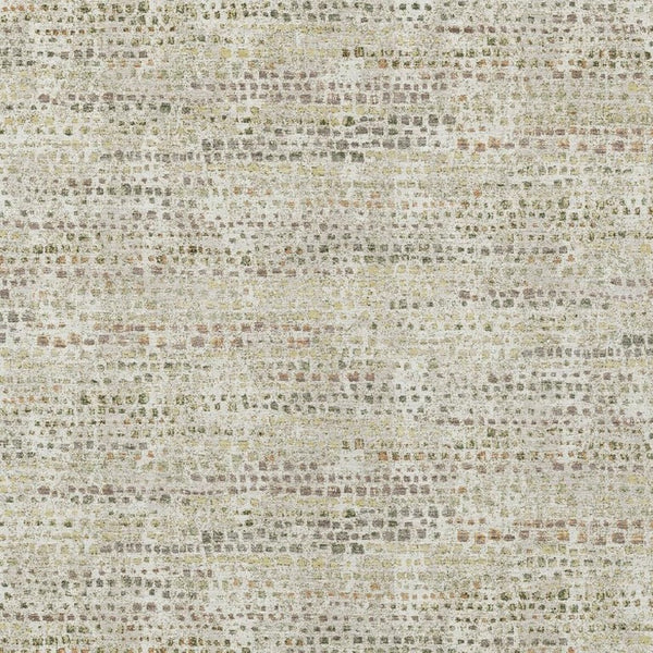 HomeRoots 5 X 8 Abstract Ivory Beige Polyester Area Rug Washable for Indoor Outdoor Use 734609