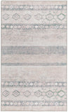 Unique Loom Timeless Verona Machine Made Geometric Rug Gray, Ivory/Light Brown/Green 5' 1" x 8' 0"