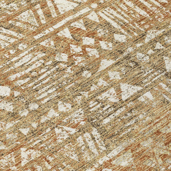 9 X 12 Geometric Polyester Area Rug Stain Resistant Indoor Outdoor Patio Living Room