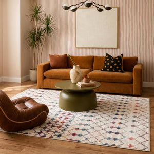 HomeRoots 9 X 12 Abstract Cream Blue Polypropylene Area Rug Stain Resistant Modern Living 734890