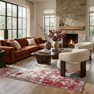 9 X 13 Abstract Polypropylene Area Rug Stain Resistant Modern Living Room Accent