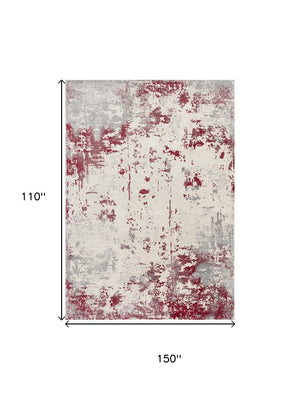9 X 13 Abstract Polypropylene Area Rug Stain Resistant Modern Living Room Accent