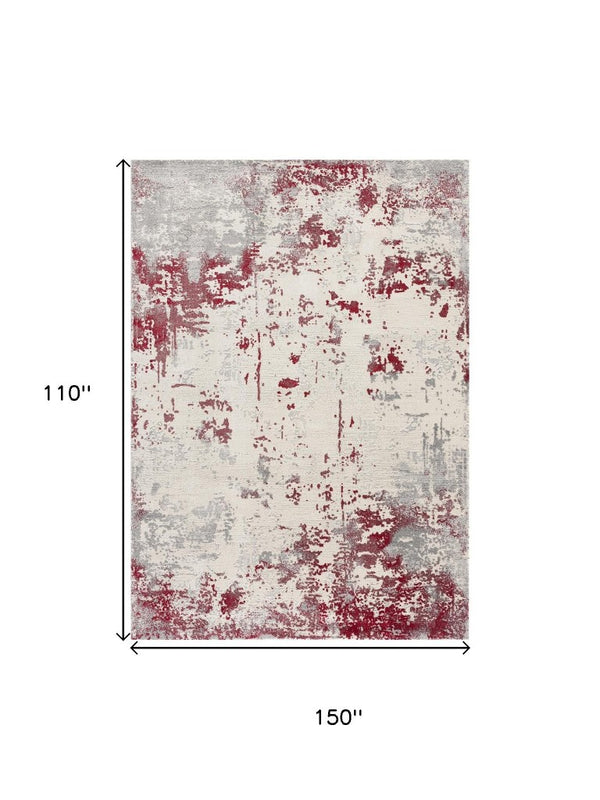 9 X 13 Abstract Polypropylene Area Rug Stain Resistant Modern Living Room Accent