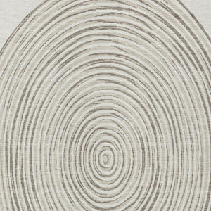 5 X 8 Ivory Beige Geometric Polyester Area Rug Washable for Indoor Outdoor Use