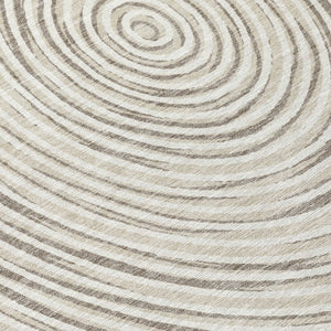 9 X 12 Ivory Beige Geometric Polyester Area Rug Stain Resistant for Patio or Home