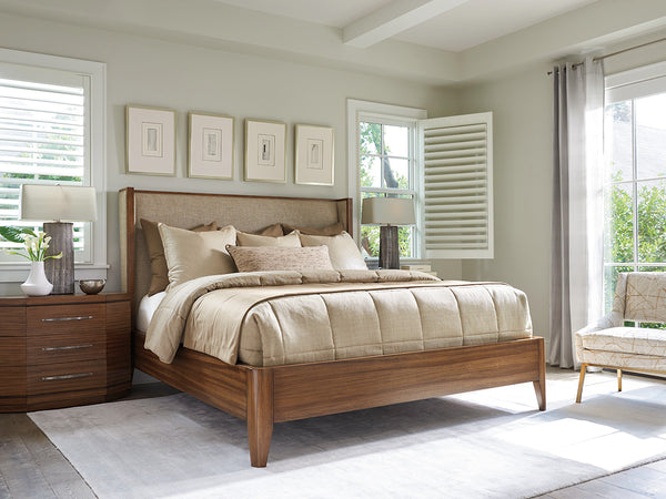 Lexington Barnes Nightstand - Contemporary Elegance With Three Spacious Drawers And Unique Canted-front Design Nikka  734-623