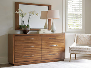 Lexington Daphne Mirror - Contemporary Elegance With Dark Umber Frame, Versatile Design For Any Space Nikka  734-205