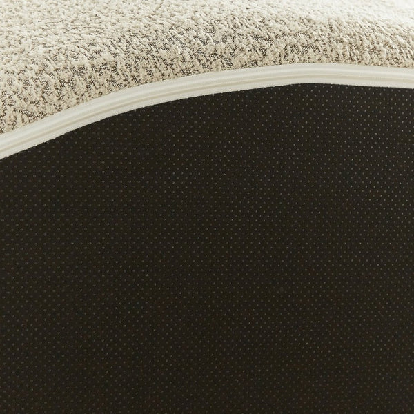 English Elm Curved Chenille Sectional Sofa Deep Seat Cloud Cushions Four Seater Modern Living Room Light Khaki W3505P456566
