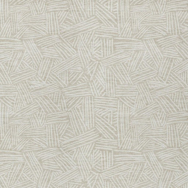 5 X 8 Geometric Beige Ivory Polyester Area Rug Washable for Patio or Living Room