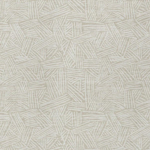 5 X 8 Geometric Beige Ivory Polyester Area Rug Washable for Patio or Living Room