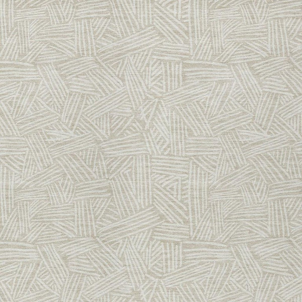 10 X 14 Beige Ivory Geometric Polyester Area Rug Washable for Patio or Living Room