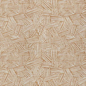 10 X 14 Geometric Copper Ivory Polyester Area Rug Washable for Patio or Living Room