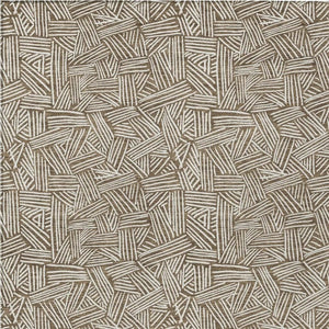 10 X 14 Geometric Polyester Area Rug Washable Indoor Outdoor Brown Ivory