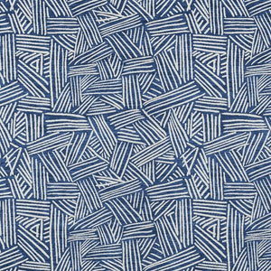 5x8 Navy Ivory Geometric Polyester Area Rug Washable Stain Resistant Indoor Outdoor