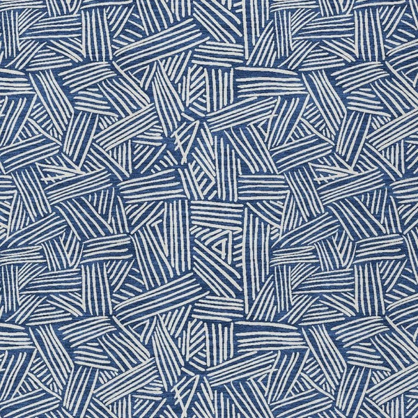 9x12 Navy Ivory Geometric Polyester Area Rug Washable Stain Resistant Indoor Outdoor