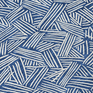 9x12 Navy Ivory Geometric Polyester Area Rug Washable Stain Resistant Indoor Outdoor