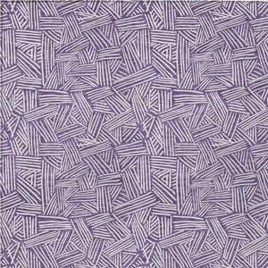 9 X 12 Purple Beige Geometric Polyester Area Rug Washable for Patio or Living Room