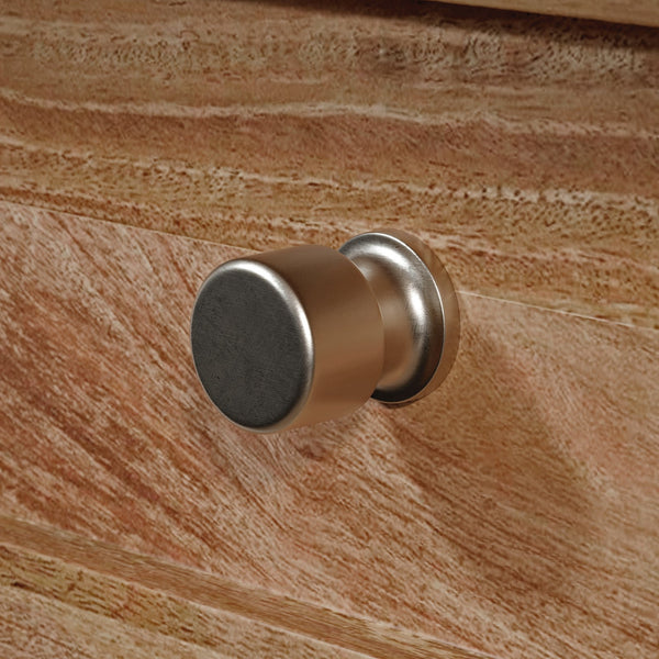 English Elm Work Table with Brown Melamine Top, 60x30x36in Sturdy Engineered Wood Workbench with Drawers & Shelves for Garage Studio B356P402743