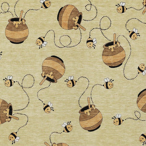 8 X 10 Wheat Ivory Geometric Polyester Rug Washable for Indoor Outdoor Living