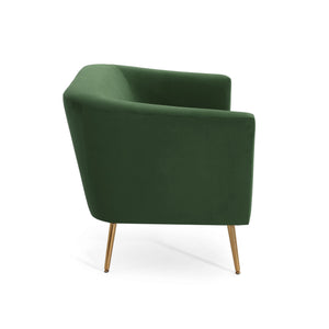 English Elm Christopher Knight Home® - LOVESEAT modern 51" two-seater with textured fabric, firm foam & sinuous springs, sleek black legs for compact spaces Retro Green 74868.00IRNFRGRN