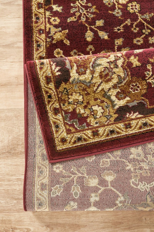 English Elm Classic Medallion Persian Style Area Rug with Ornate Border for Dining or Living Room B186P452295