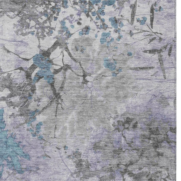 5 X 8 Abstract Polyester Area Rug Washable for Indoor Outdoor Patio Living Room