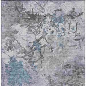 5 X 8 Abstract Polyester Area Rug Washable for Indoor Outdoor Patio Living Room