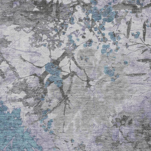 5 X 8 Abstract Polyester Area Rug Washable for Indoor Outdoor Patio Living Room