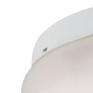 Thomas Lighting Elowen 2 Light Flush Mount Bubble Glass Dome Ceiling Fixture for Modern Interiors 7352FM/40