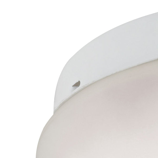 Thomas Lighting Elowen 2 Light Flush Mount Bubble Glass Dome Ceiling Fixture for Modern Interiors 7352FM/40